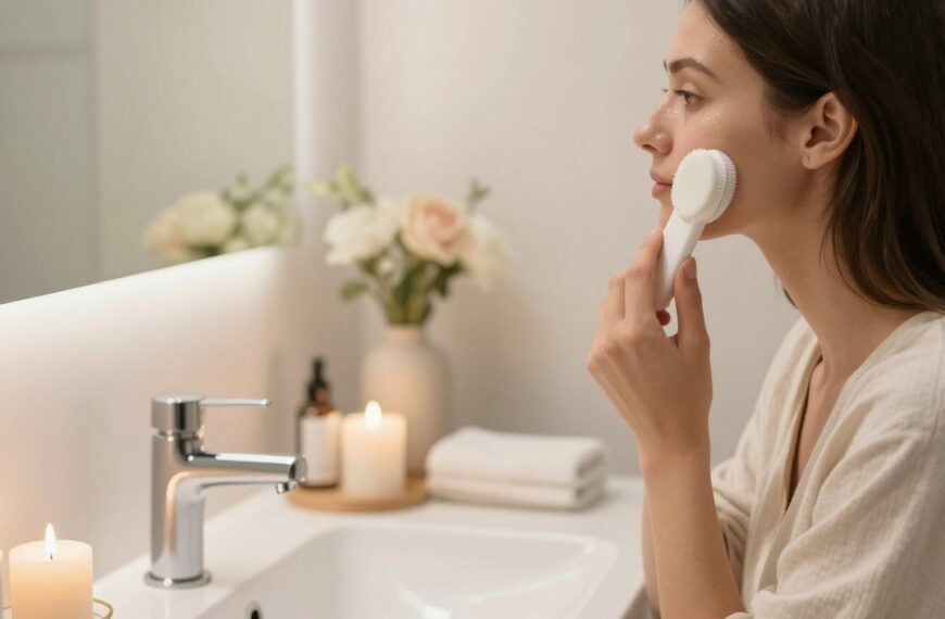 Jak używać szczoteczki do twarzy