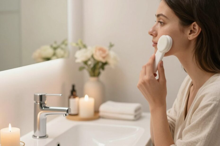 Jak używać szczoteczki do twarzy