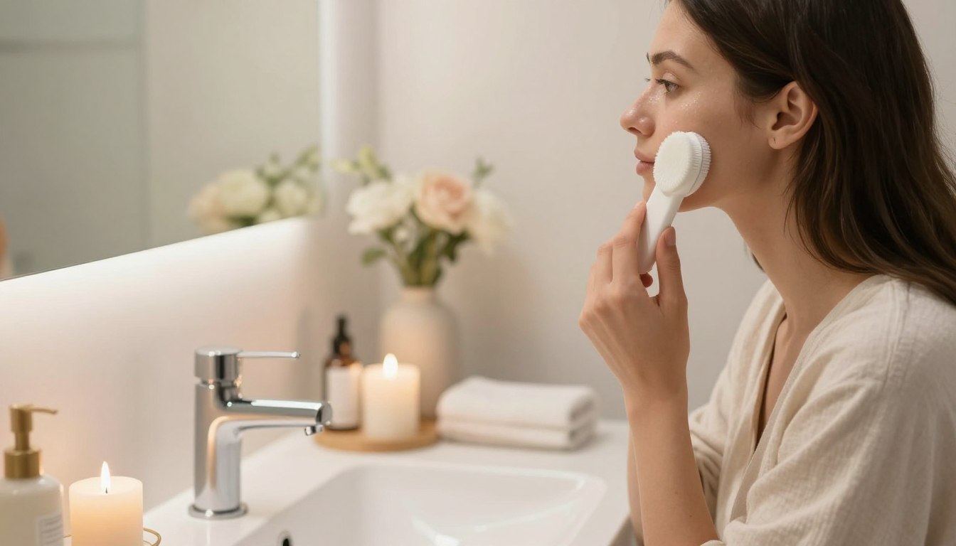 Jak używać szczoteczki do twarzy