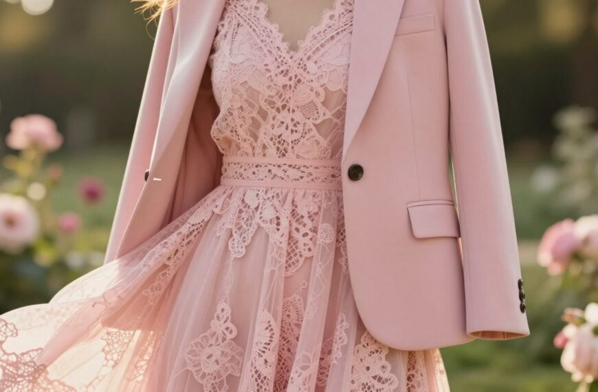 Jaka marynarka do różowej sukienki