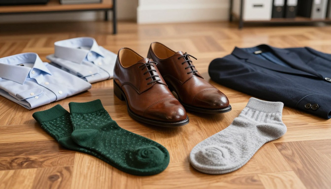 Jakie skarpetki do brązowych butów