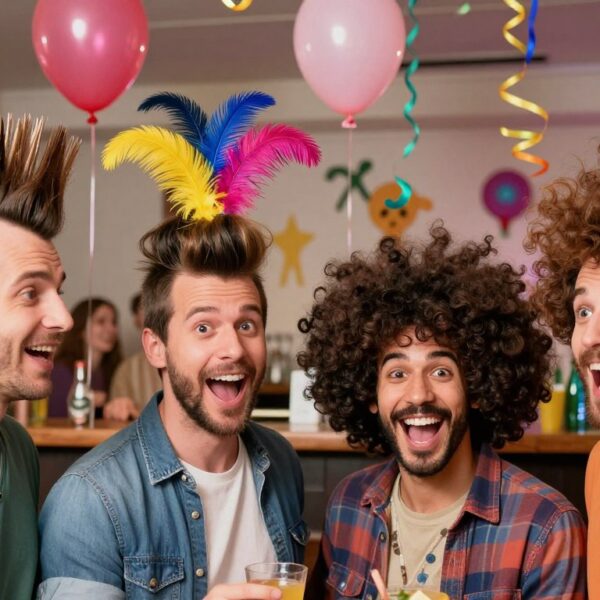 Śmieszne fryzury męskie – inspiracje z przymrużeniem oka na imprezę i zabawę