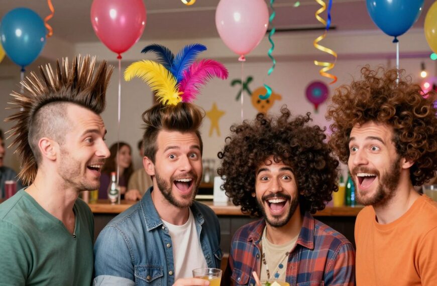 Śmieszne fryzury męskie