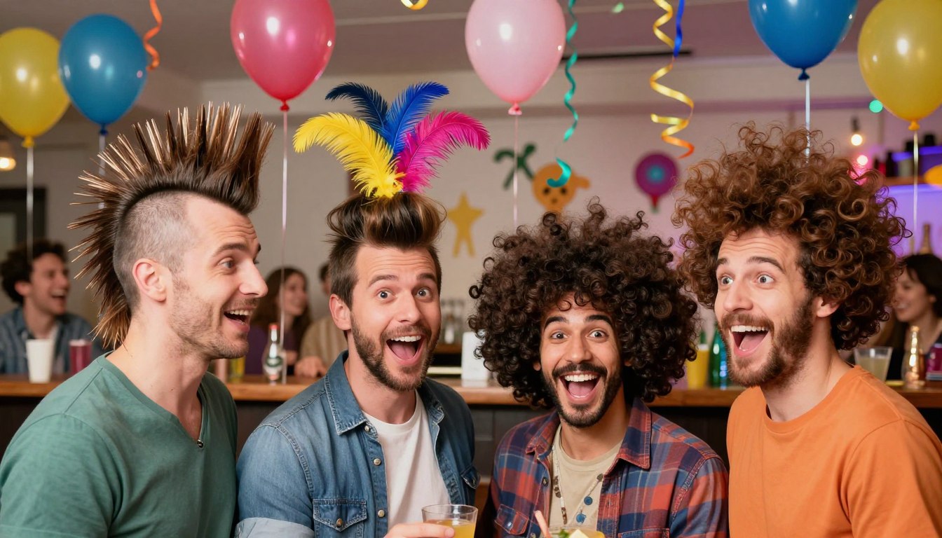 Śmieszne fryzury męskie