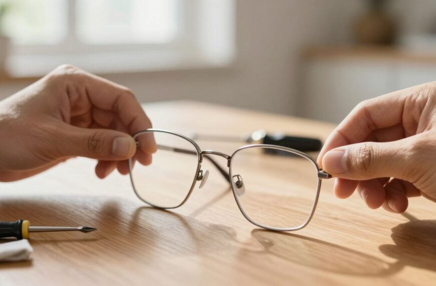 Jak wyprostować okulary – bezpieczne dopasowanie oprawek w domu